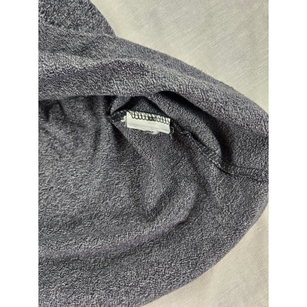 Hollister Mens Gray Heathered Short Sleeve Henley Shirt XL Embroidered Logo - Picture 3 of 10